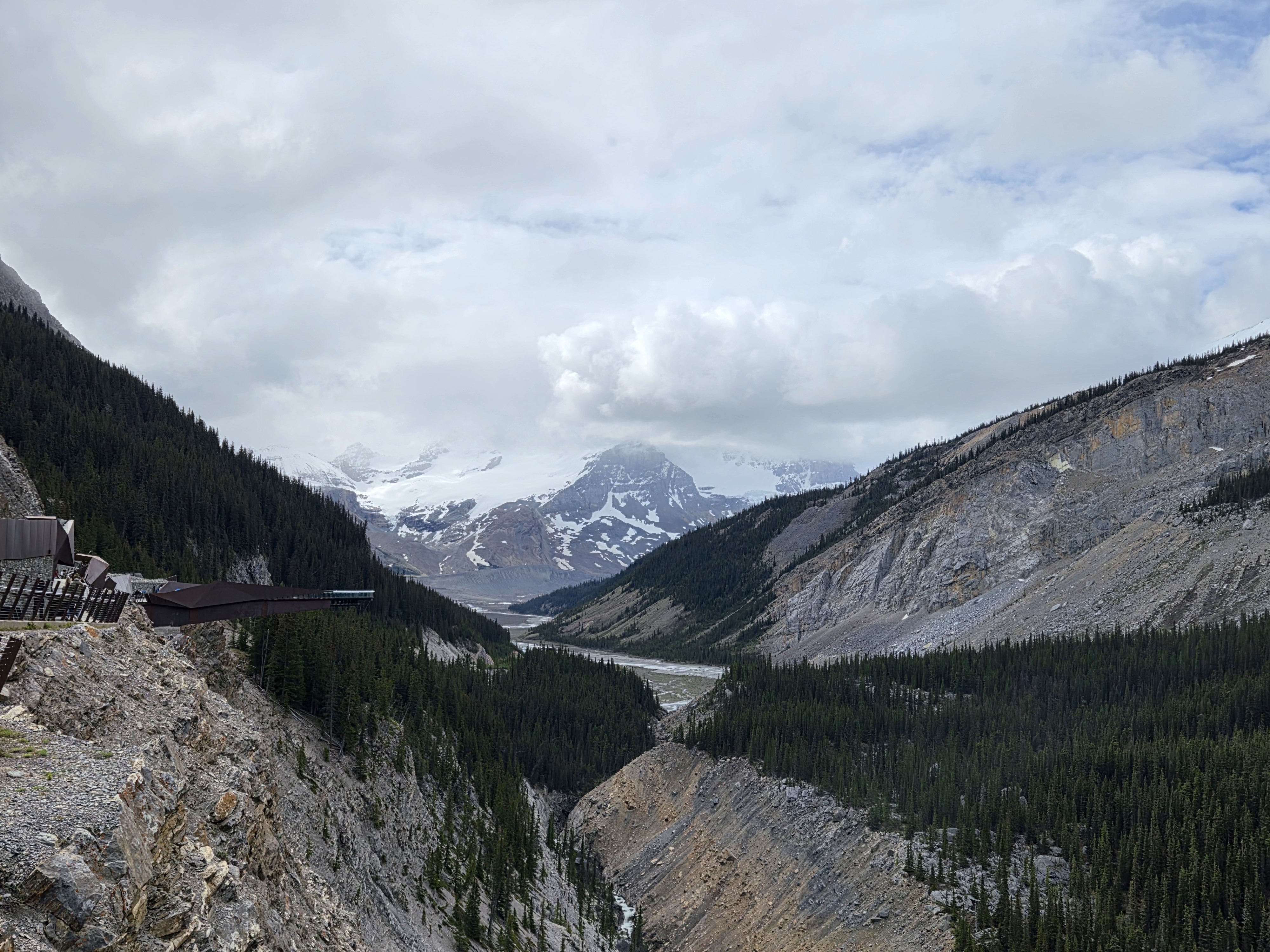 Walking on the Athabasca Glacier